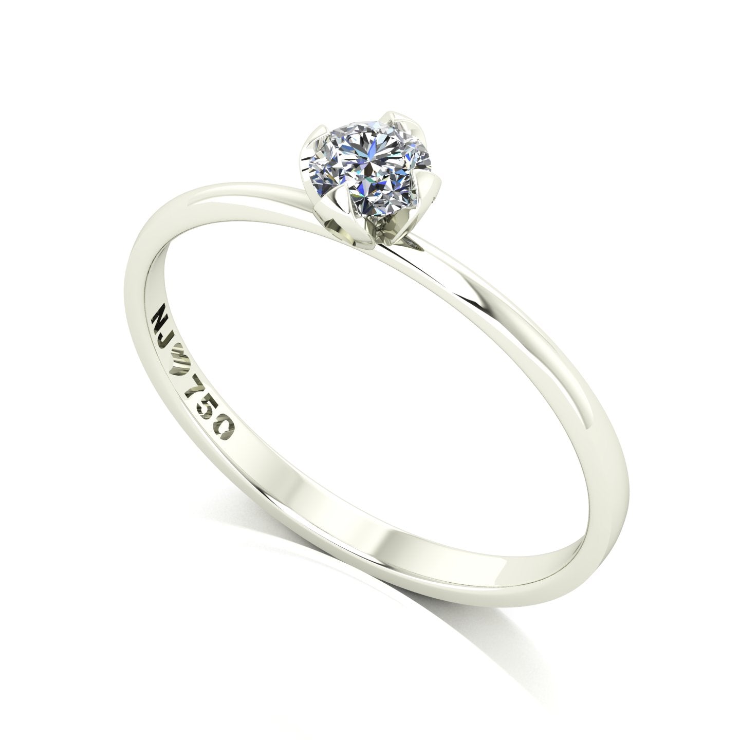 Anel de Noivado Darling Ouro 18k