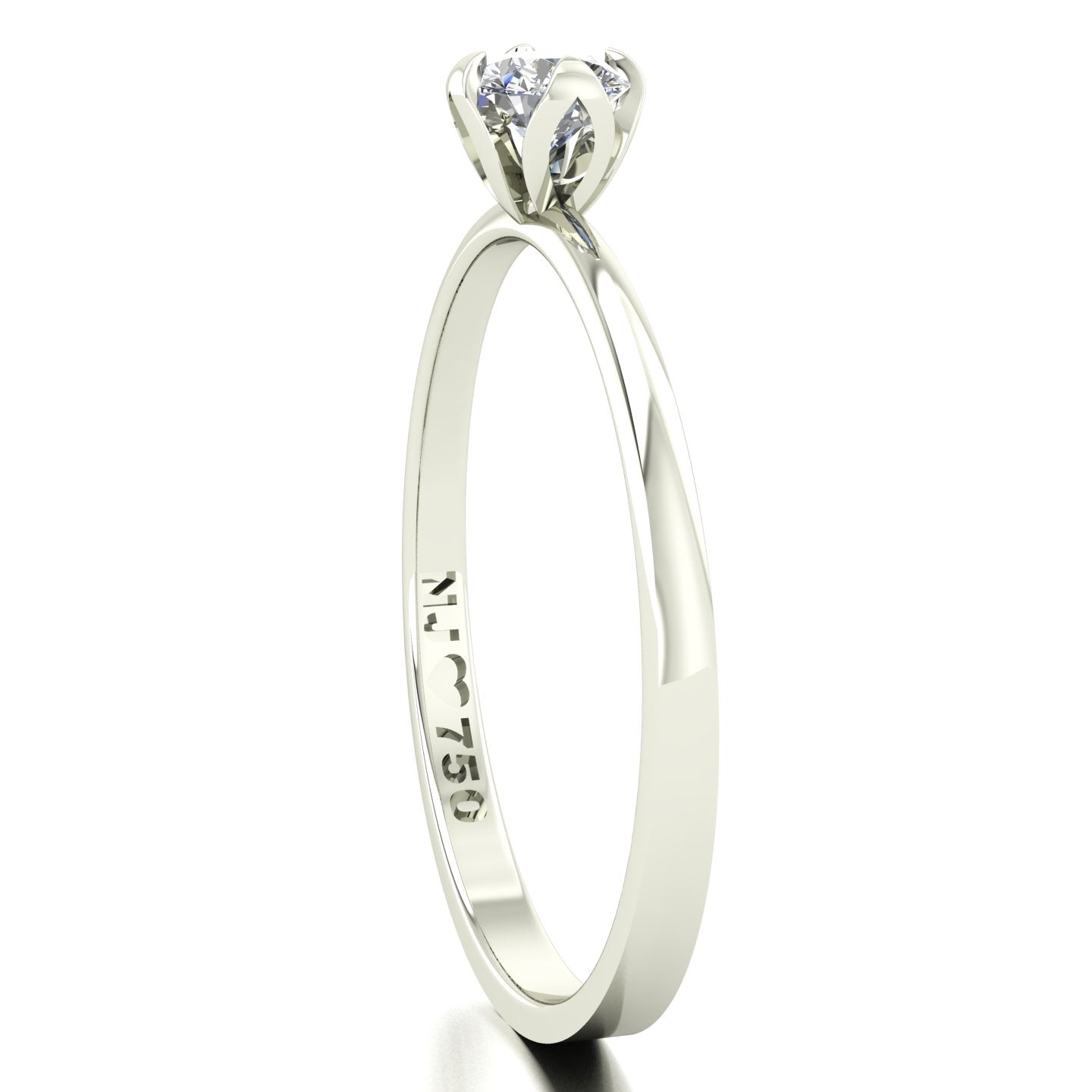 Anel de Noivado Darling Ouro 18k