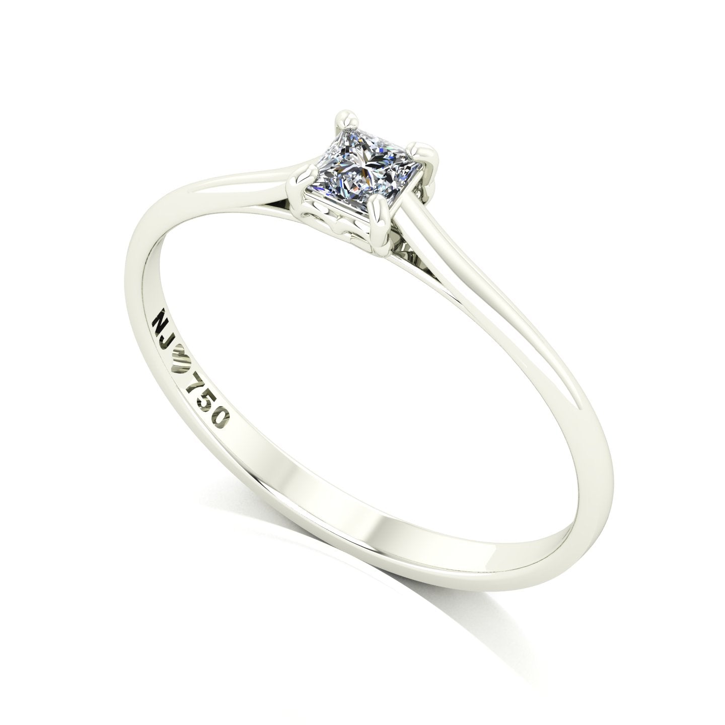 Anel de Noivado Love Ouro 18k