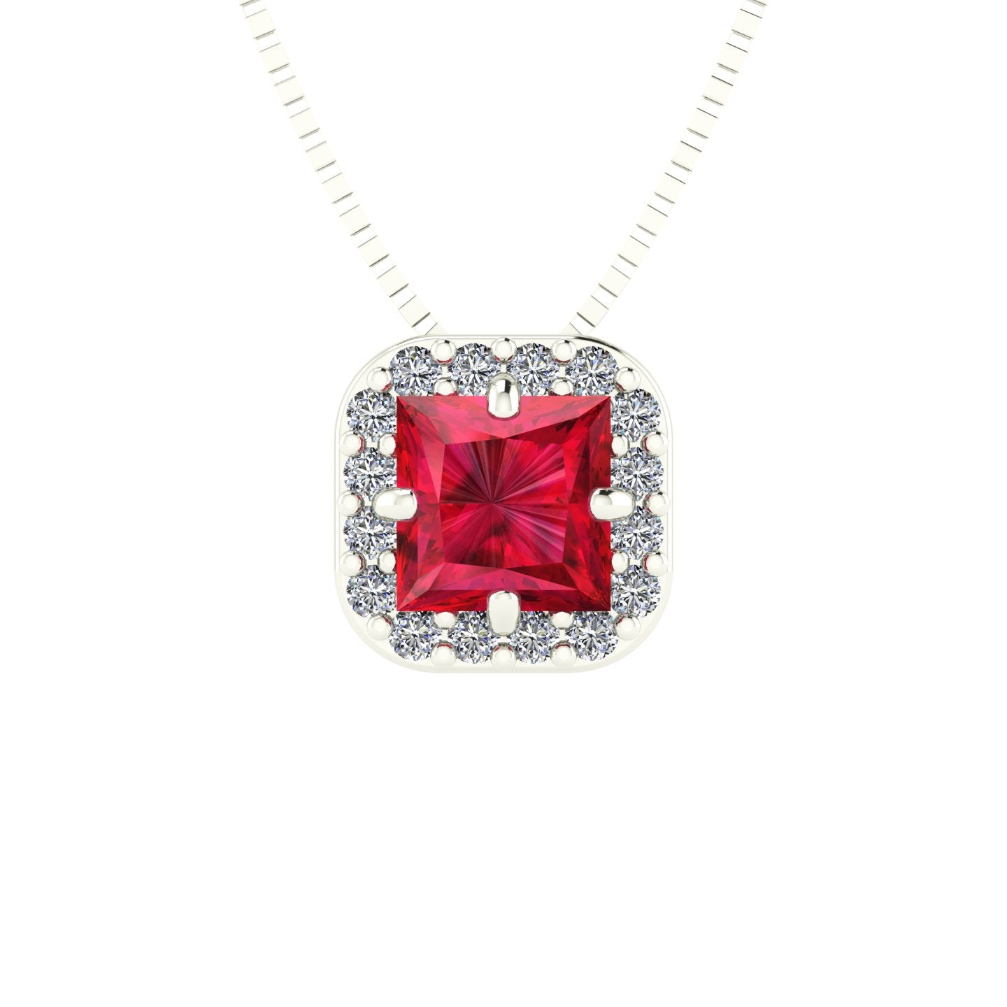 Pingente Big Square em Ouro 18k