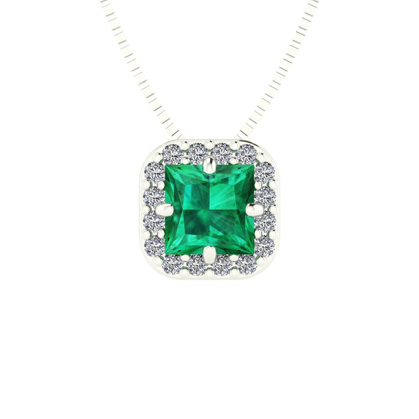 Pingente Big Square em Ouro 18k