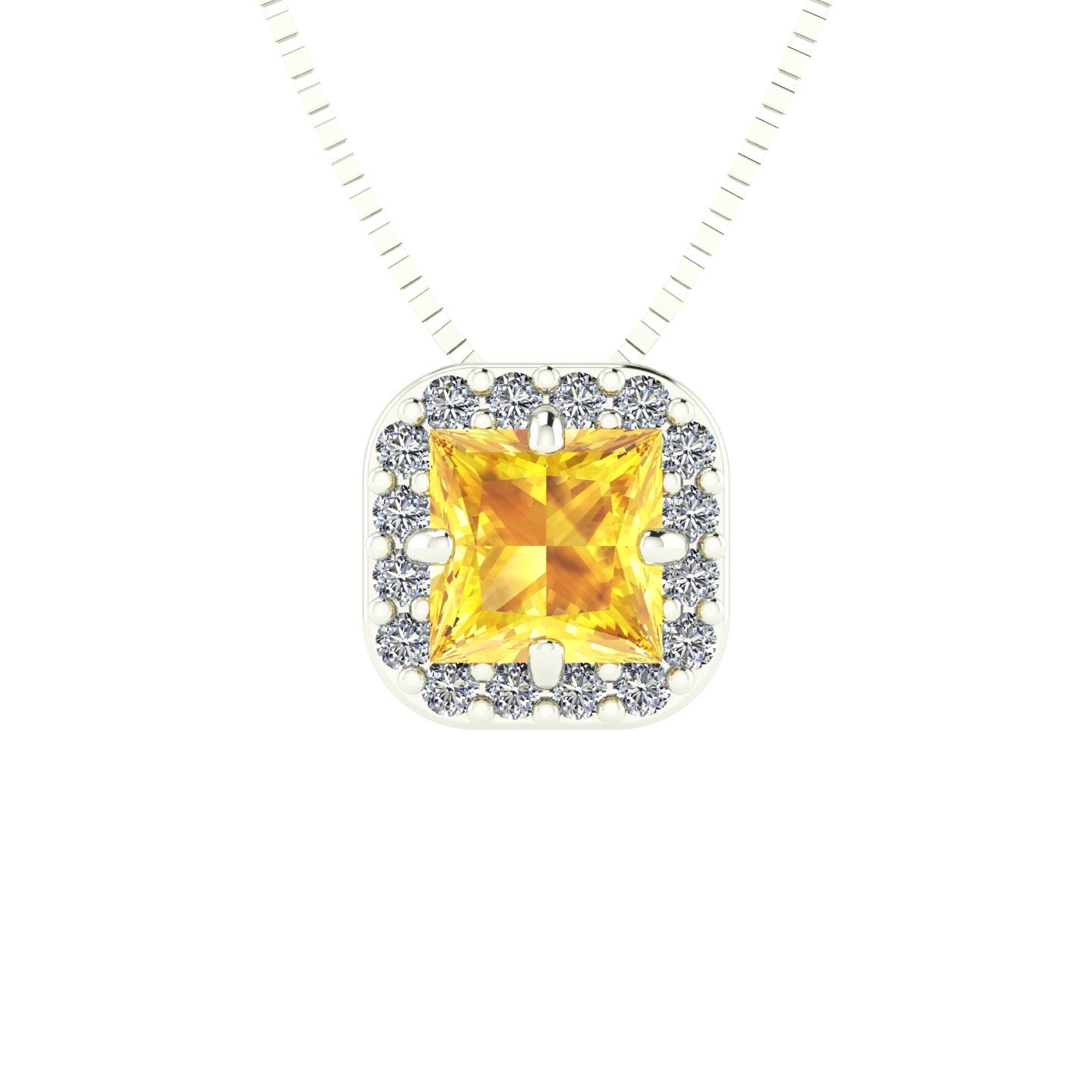 Pingente Big Square em Ouro 18k