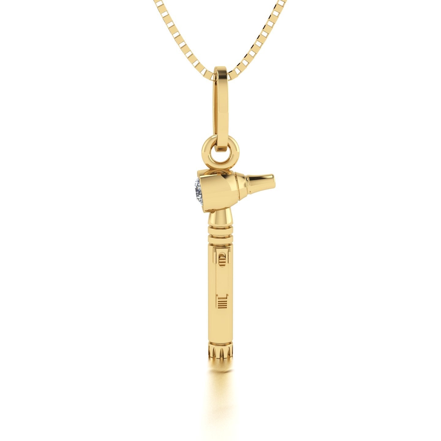 Pingente de Otoscópio I Ouro 18k