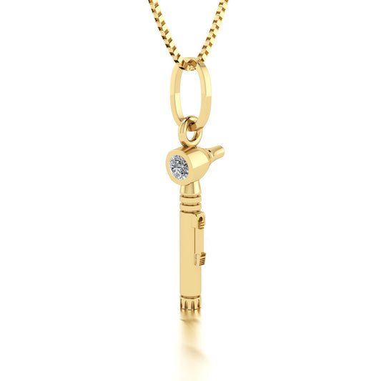 Pingente de Otoscópio I Ouro 18k