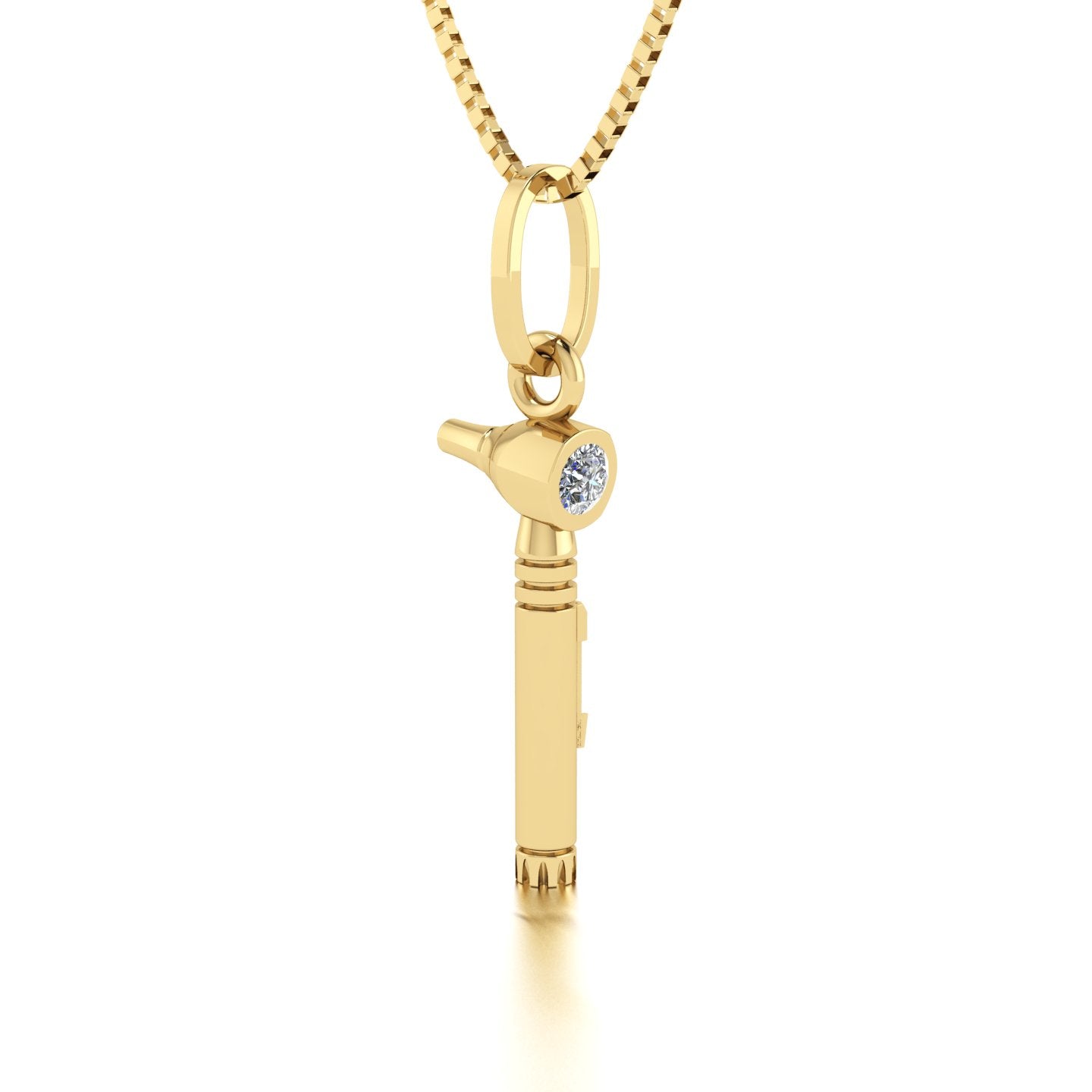 Pingente de Otoscópio I Ouro 18k