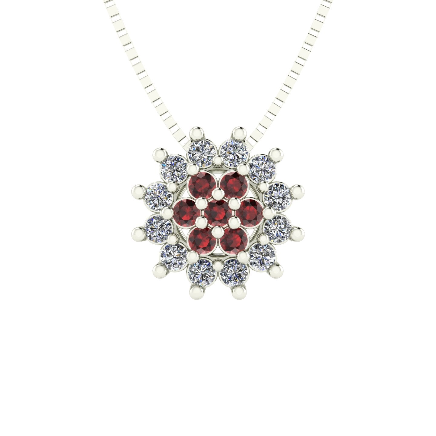 Pingentes Flower em Ouro 18k