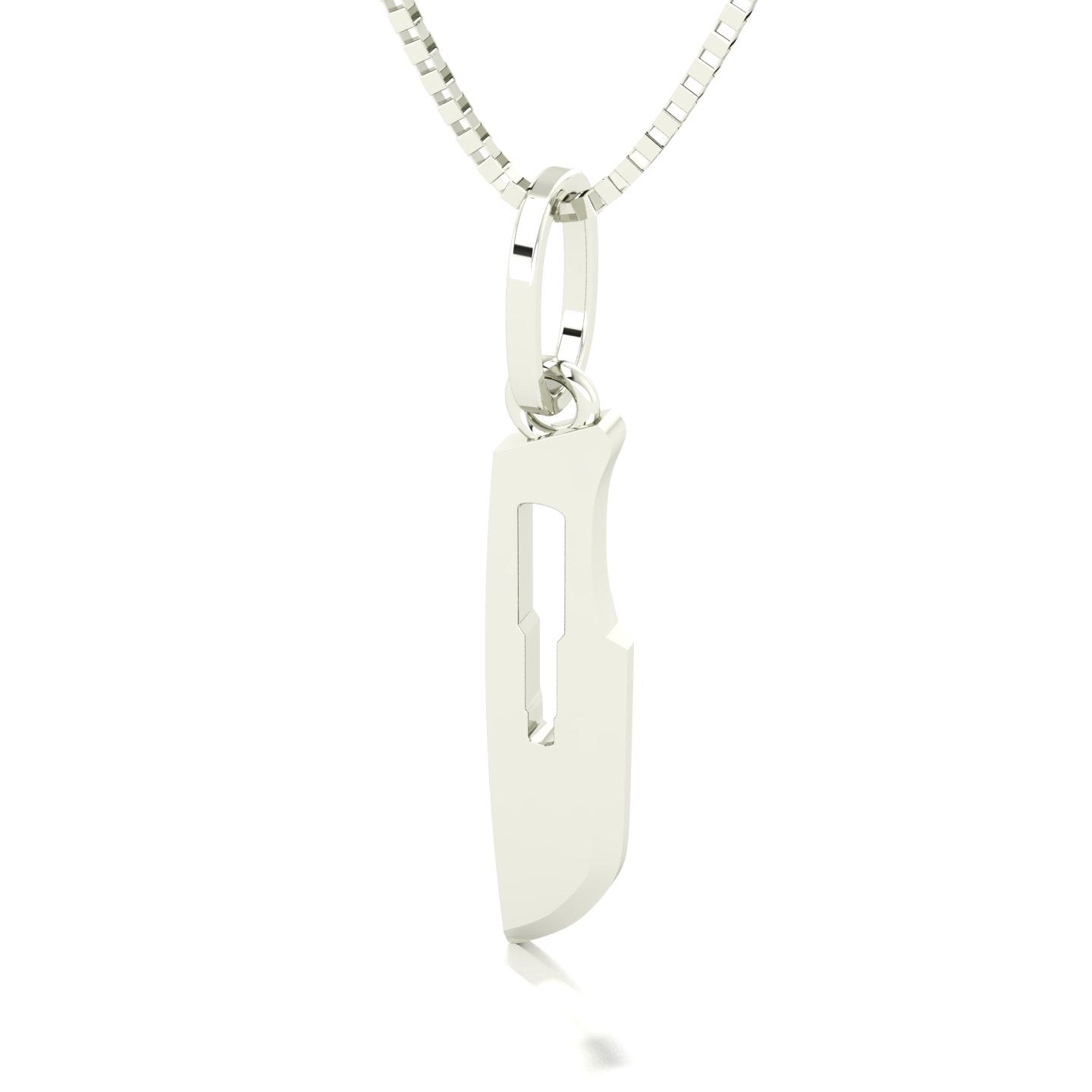 Pingente Lamina Bisturi em Ouro 18k