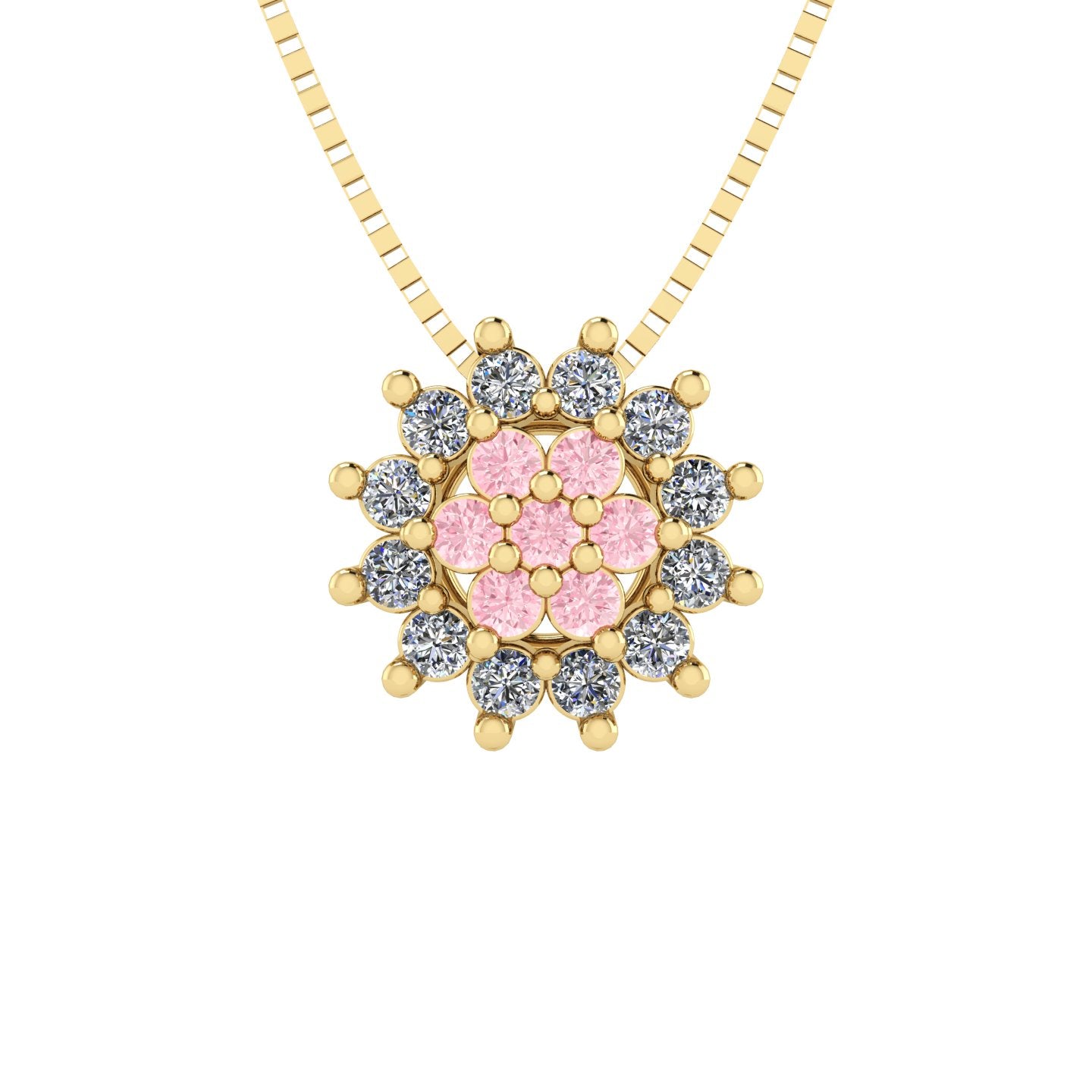 Pingente Flower em Ouro 18k