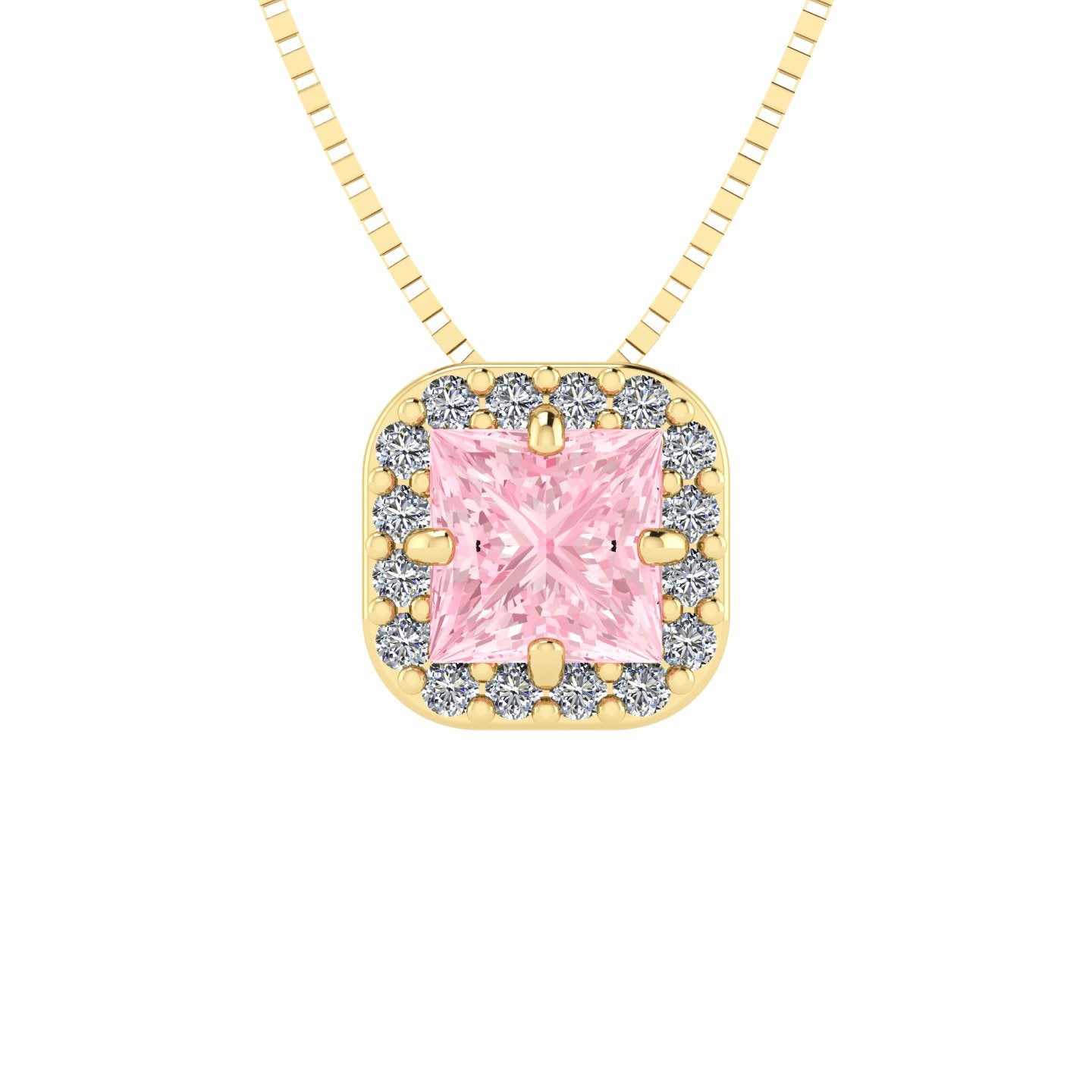 Pingente Big Square em Ouro 18k