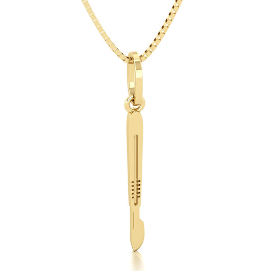 Pingente Bisturi Ouro 18k