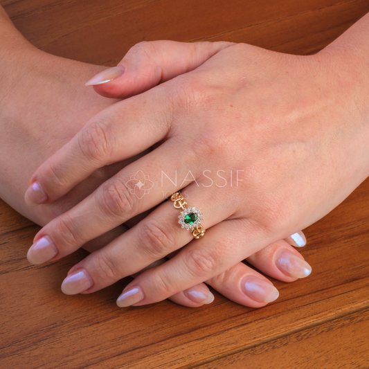 Anel de Formatura Bright Snakes Medicina Ouro 18k