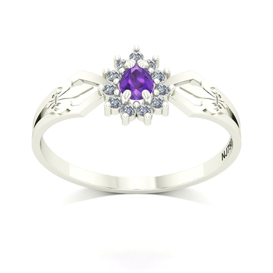 Anel de Formatura de Letras Lovely III Ouro 18k