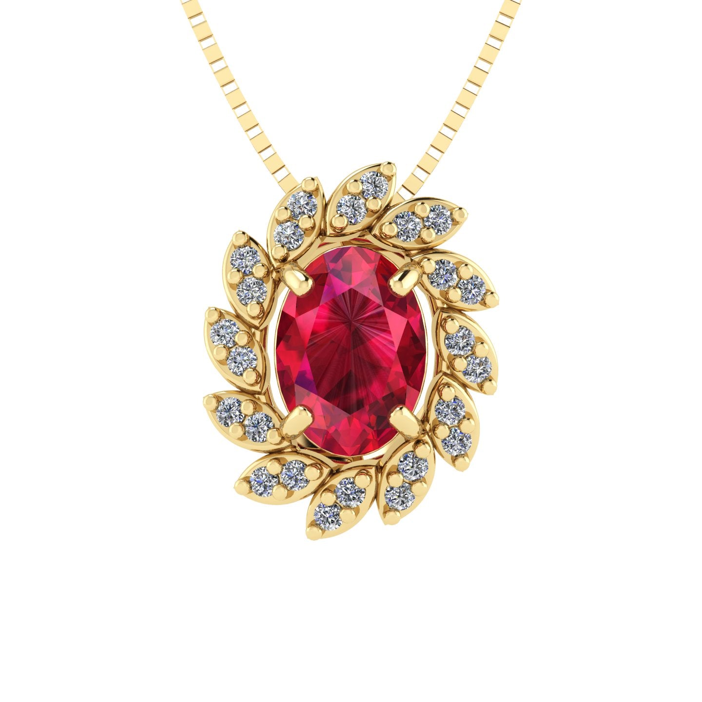 Pingente Magnus Flos em Ouro 18k