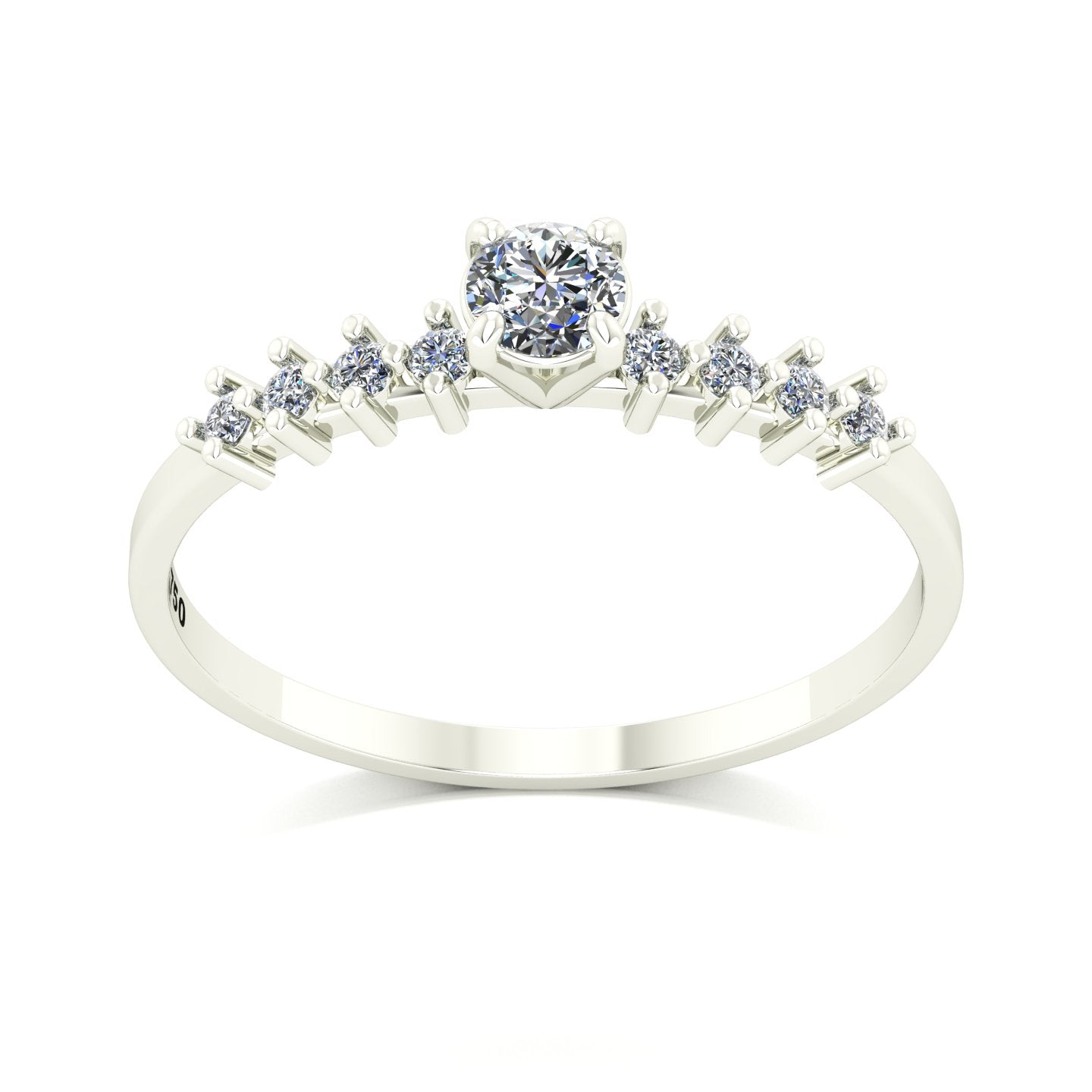 Anel de Noivado Spark Ouro 18k
