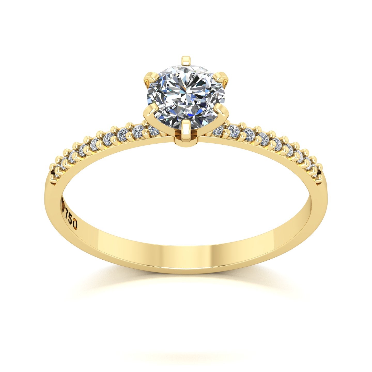 Anel de Noivado Elysian Ouro 18k