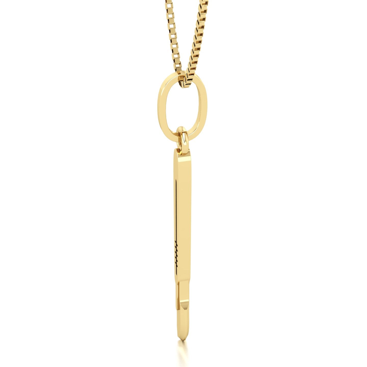 Pingente Bisturi Ouro 18k