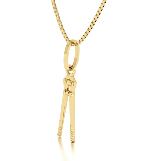 Pingente Alicate Cirúrgico em Ouro 18k