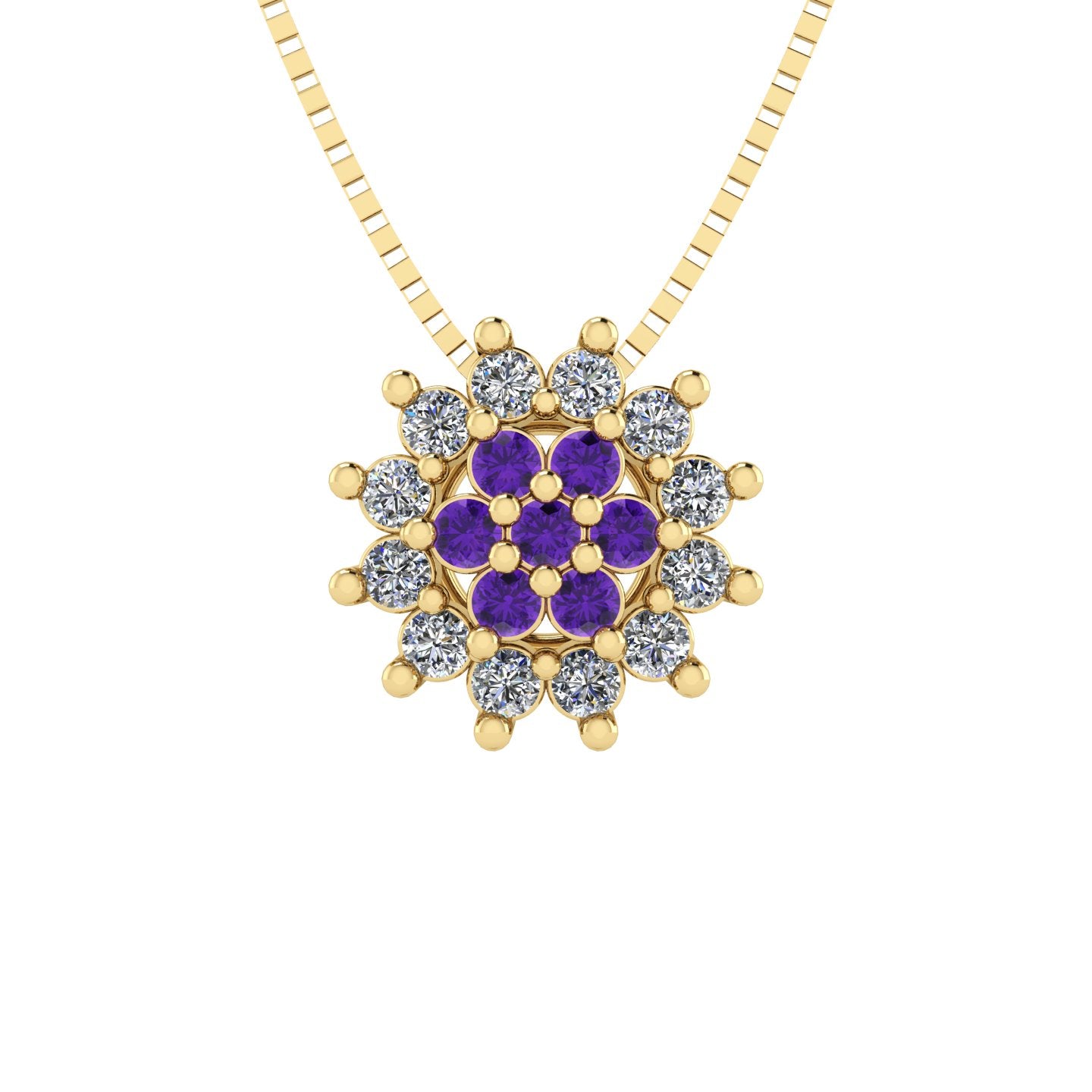 Pingente Flower em Ouro 18k