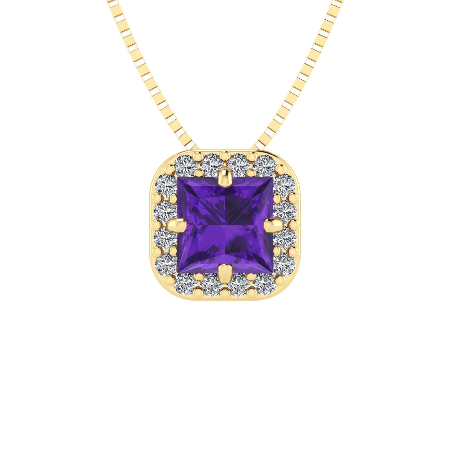 Pingente Big Square em Ouro 18k