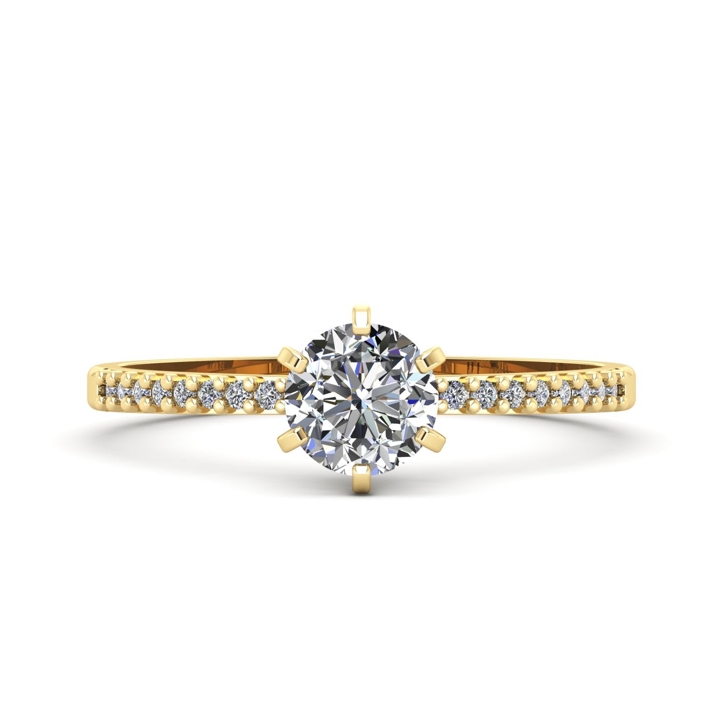 Anel de Noivado Elysian Ouro 18k