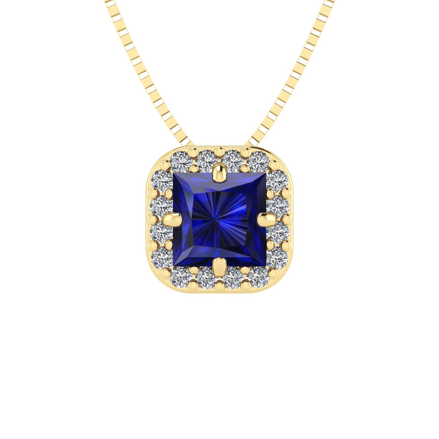 Pingente Big Square em Ouro 18k