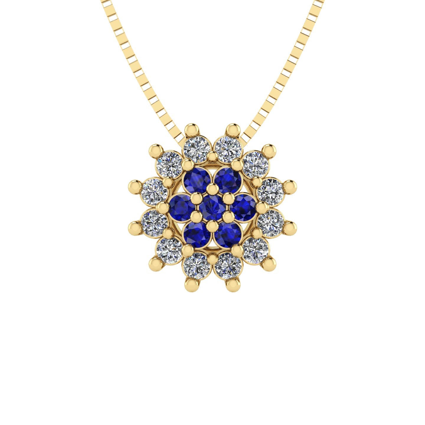 Pingente Flower em Ouro 18k
