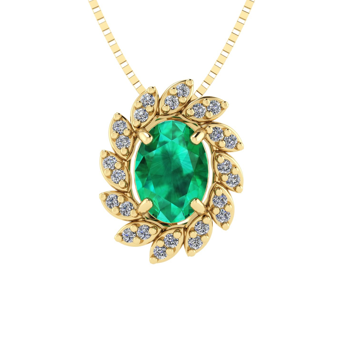 Pingente Magnus Flos em Ouro 18k