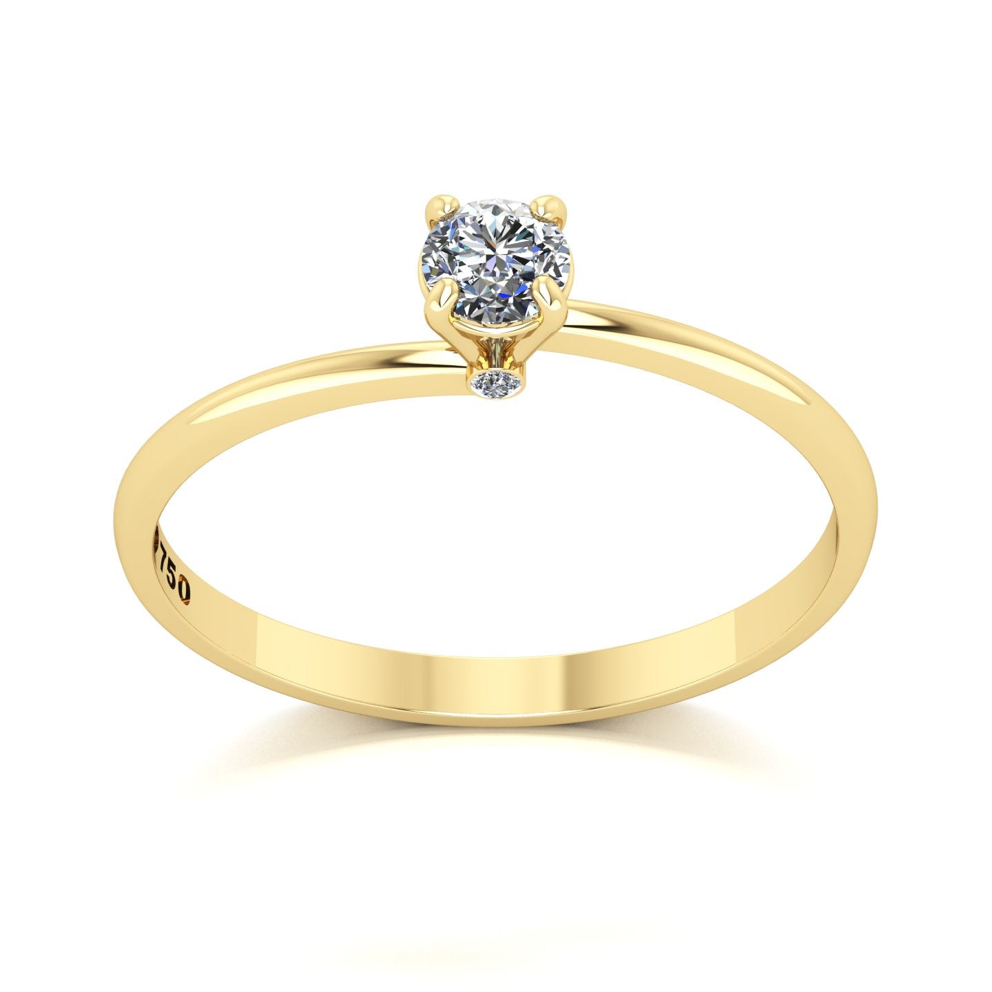 Anel de Noivado Serenity Ouro 18k