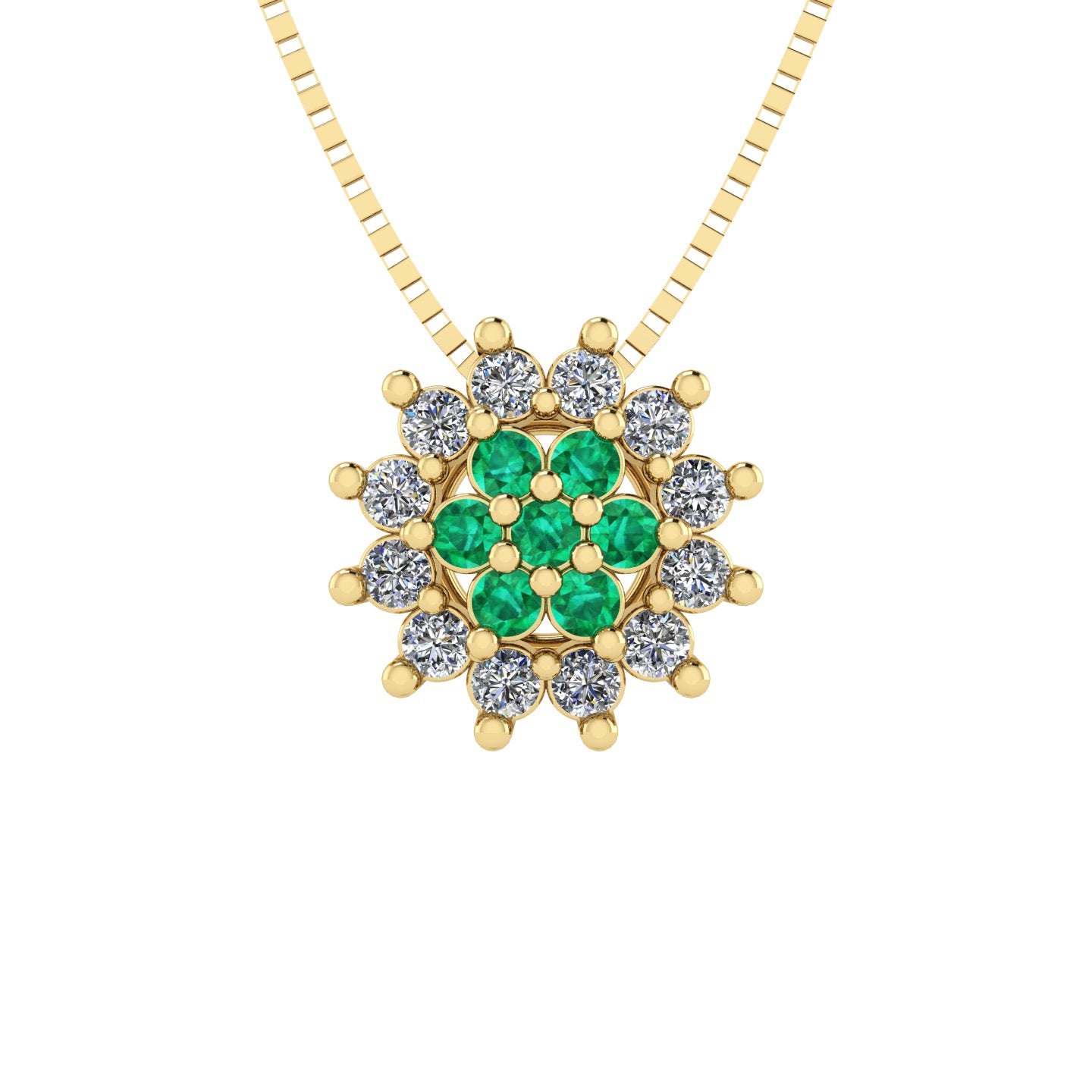 Pingente Flower em Ouro 18k