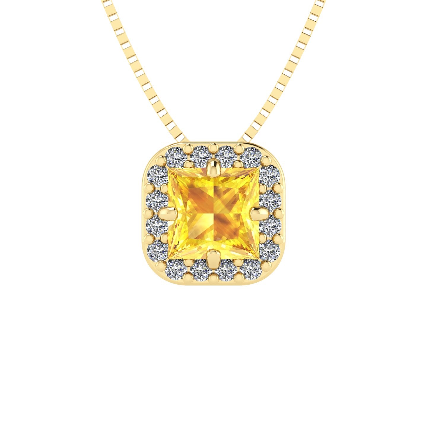 Pingente Big Square em Ouro 18k