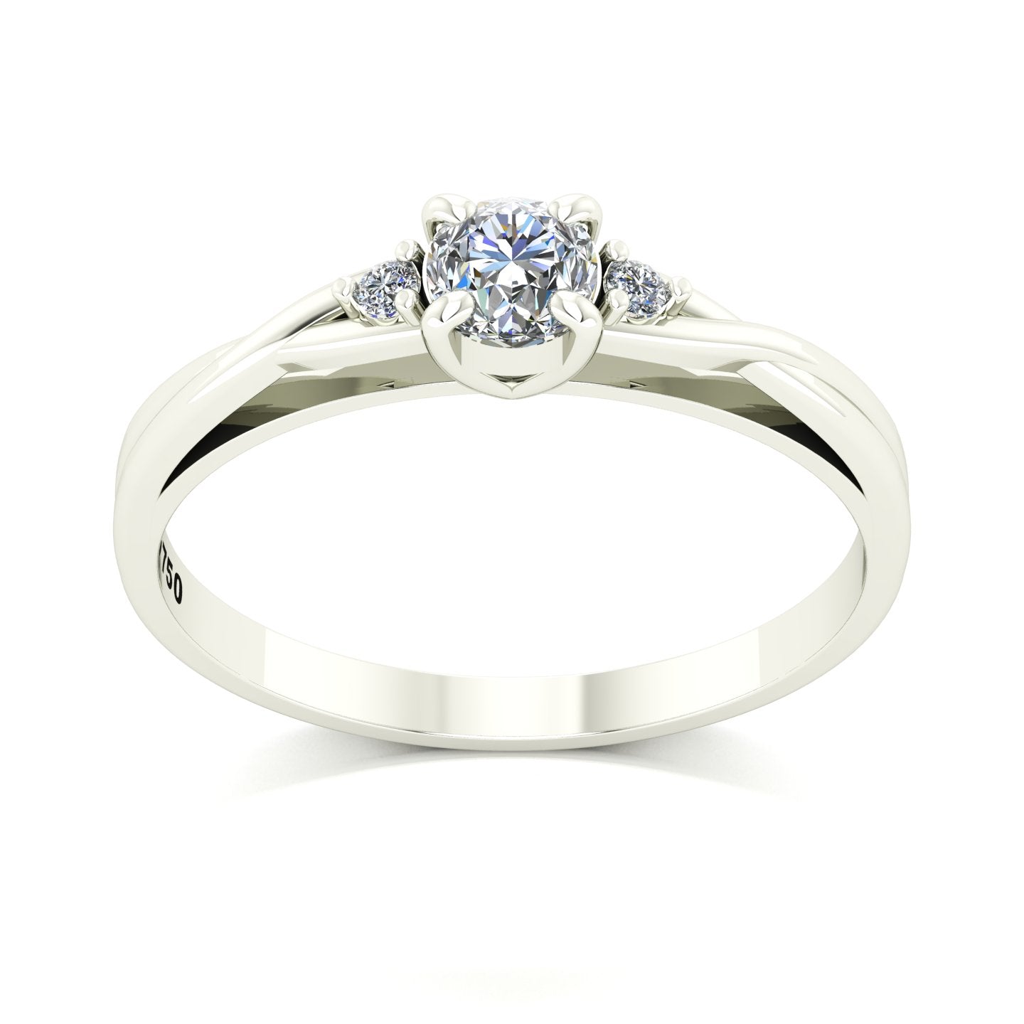 Anel de Noivado Harmony II Ouro 18k