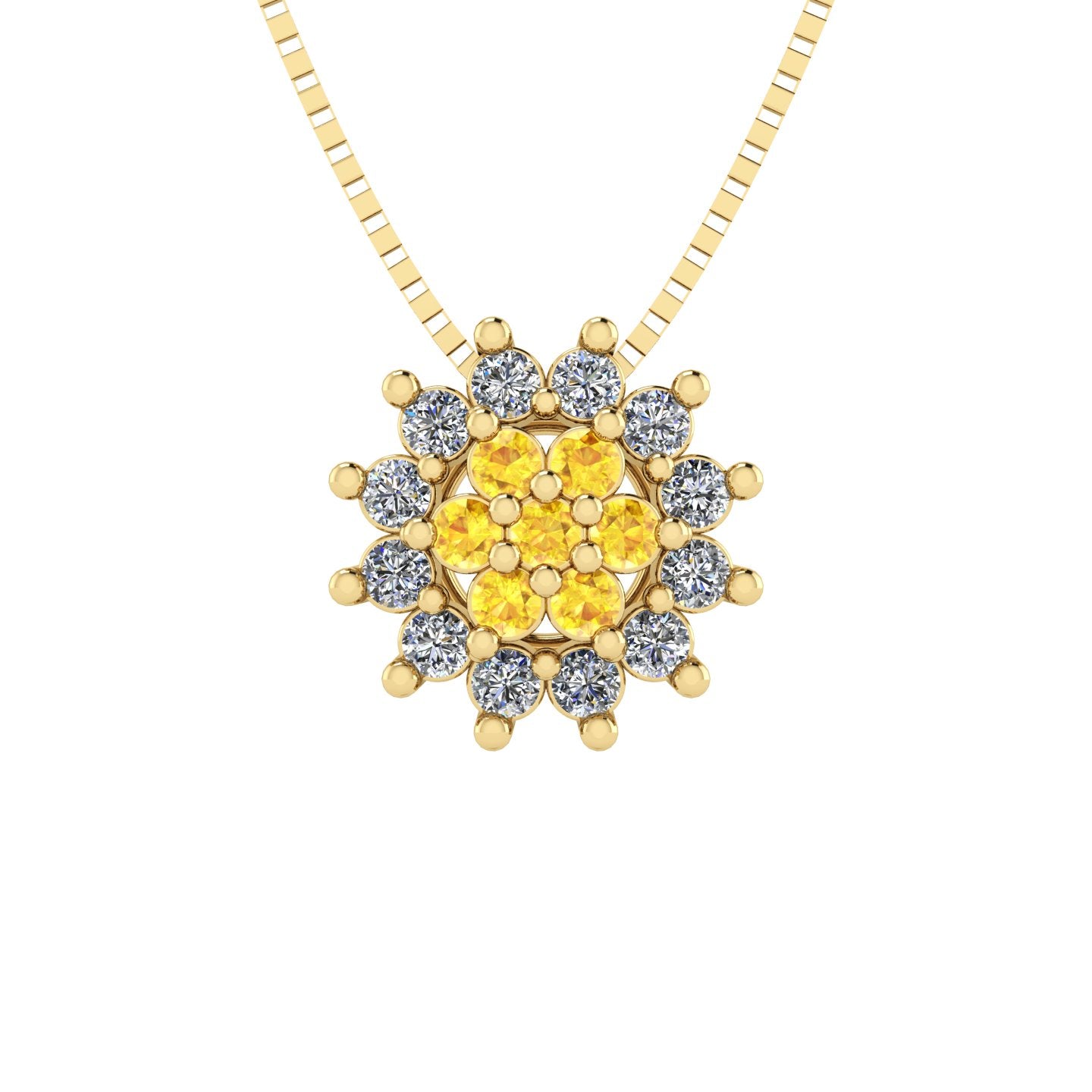 Pingente Flower em Ouro 18k