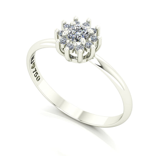 Anel de Noivado Joy Ouro 18k