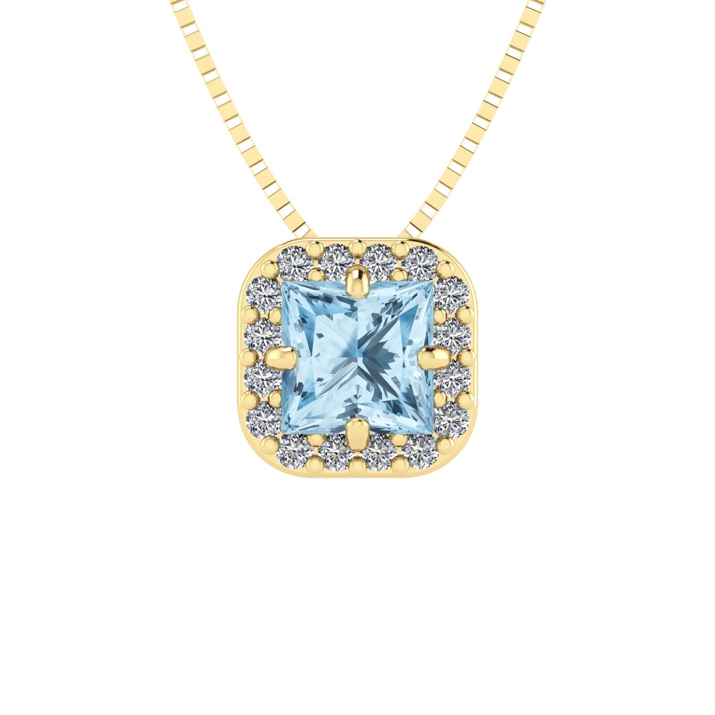Pingente Big Square em Ouro 18k