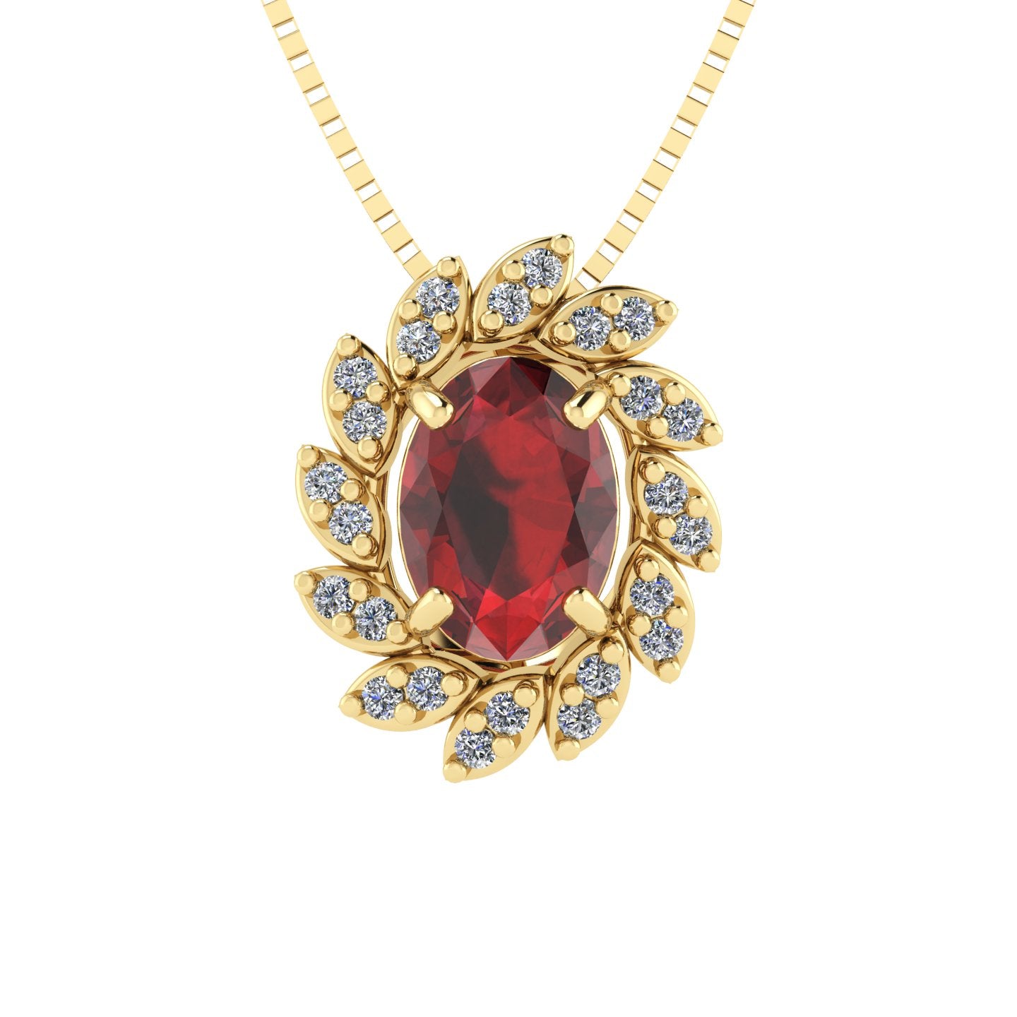 Pingente Magnus Flos em Ouro 18k