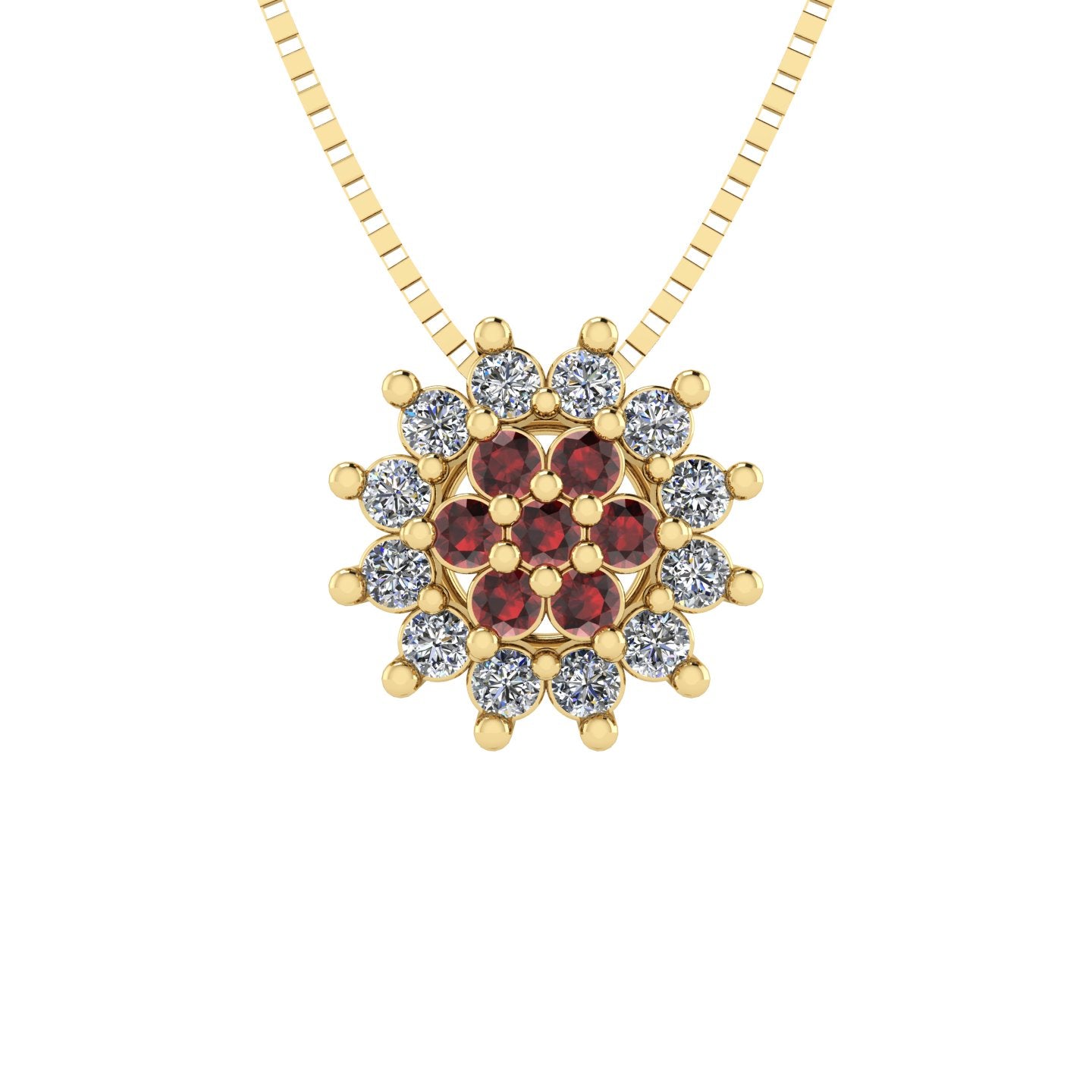 Pingente Flower em Ouro 18k