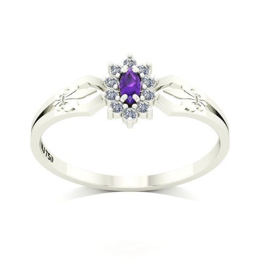 Anel de Formatura de Letras Lovely Ouro 18k