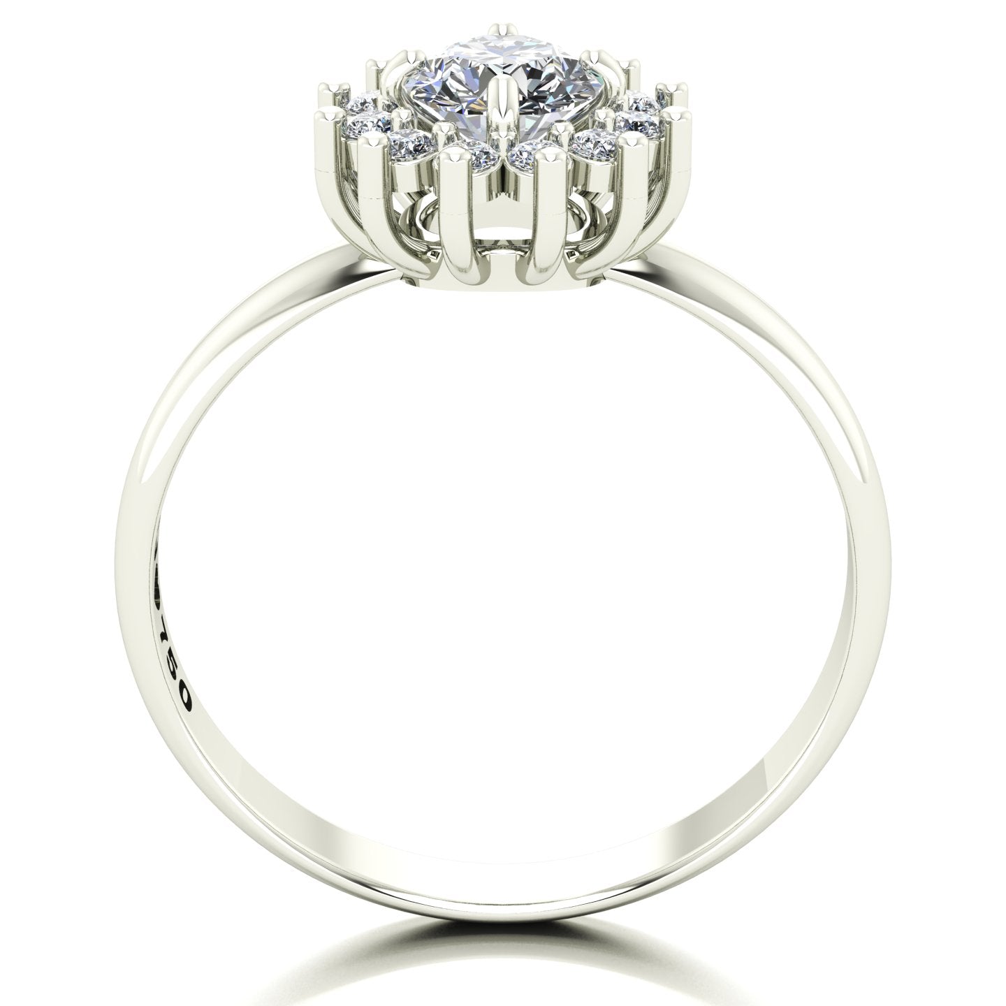 Anel de Noivado Big Joy Ouro 18k