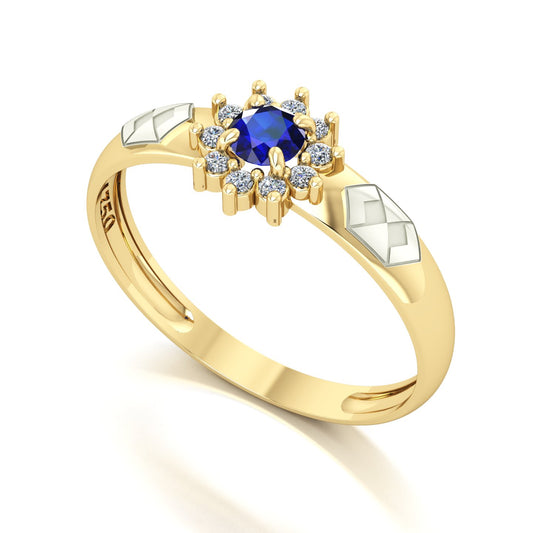 Anel de Formatura de Administração Evermore Ouro 18k