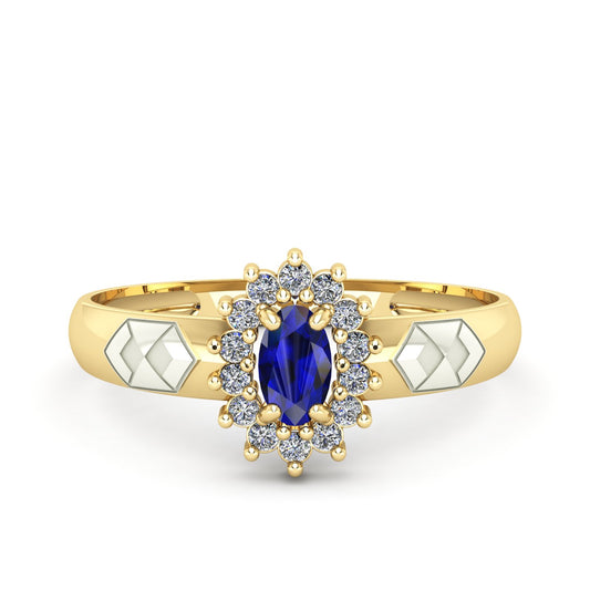 Anel de Formatura de Administração Evermore II Ouro 18k