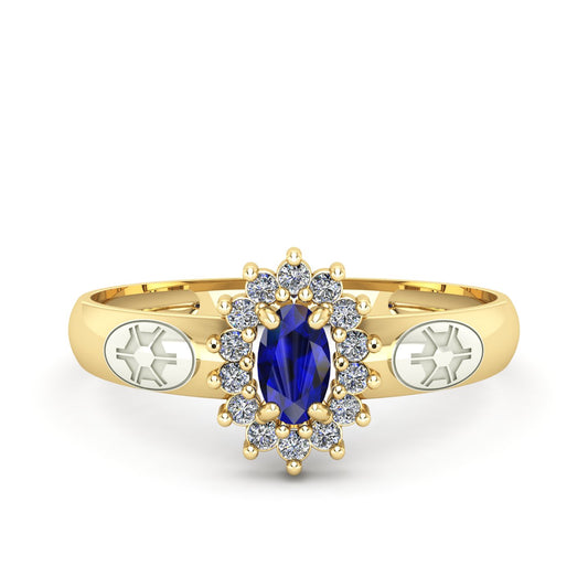 Anel de Formatura de Engenharia Agronômica Evermore II Ouro 18k