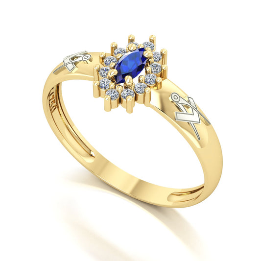 Anel de Formatura de Arquitetura Evermore III Ouro 18k