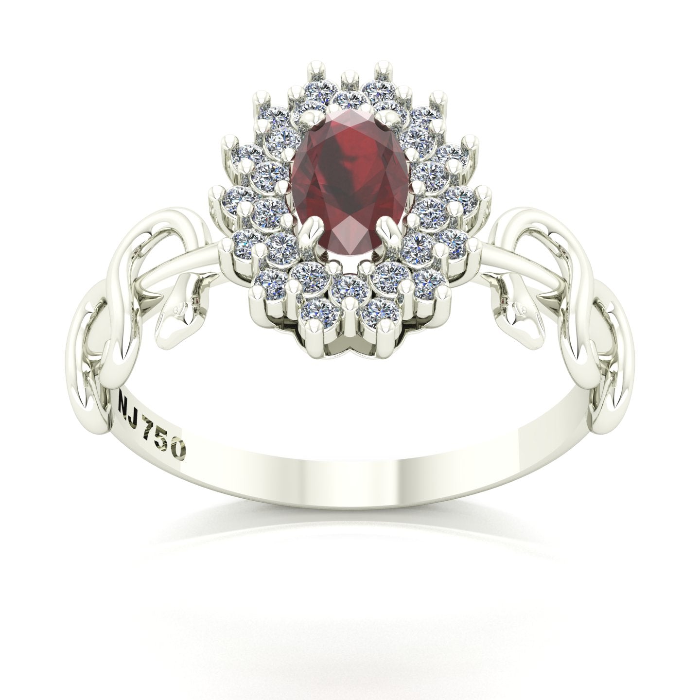 Anel de Formatura de Odontologia Bright Snakes Ouro 18k