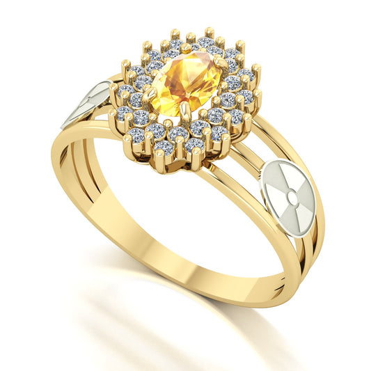 Anel de Formatura de Radiologia Bright Ouro 18k