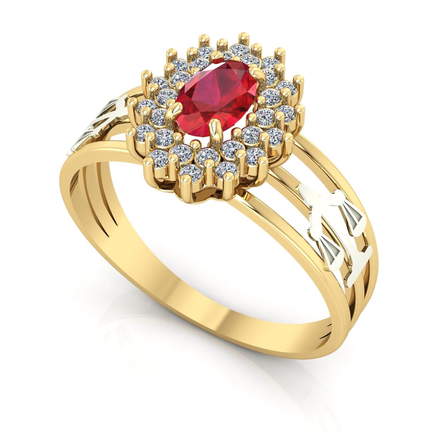 Anel de Formatura de Direito Bright Ouro 18k