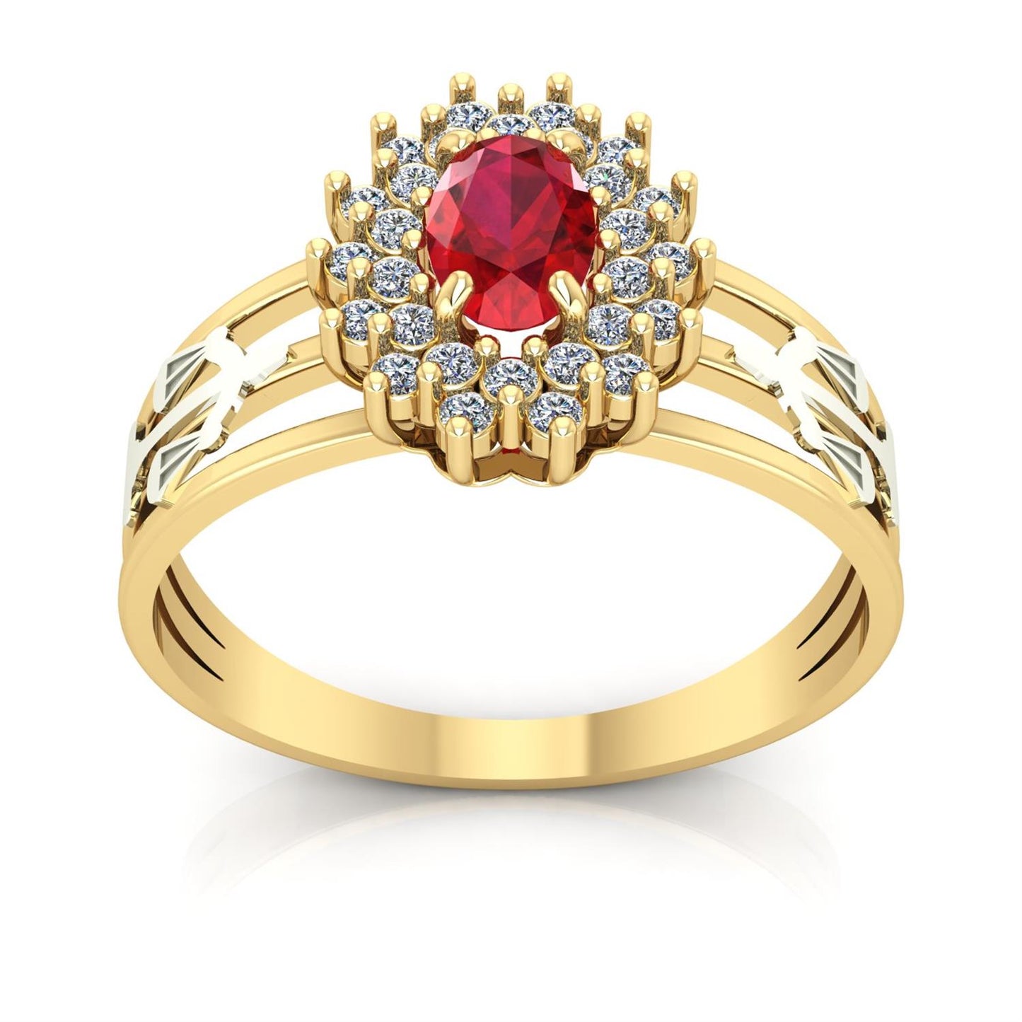 Anel de Formatura de Direito Bright Ouro 18k