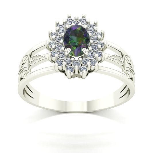 Anel de Formatura de Serviço Social Bright Ouro 18k