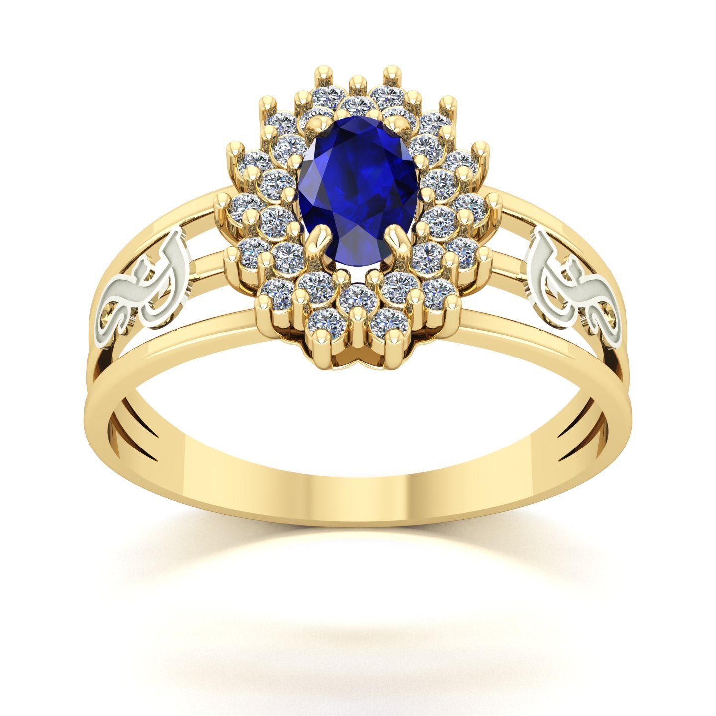 Anel de Formatura de Fonoaudiologia Bright Ouro 18k