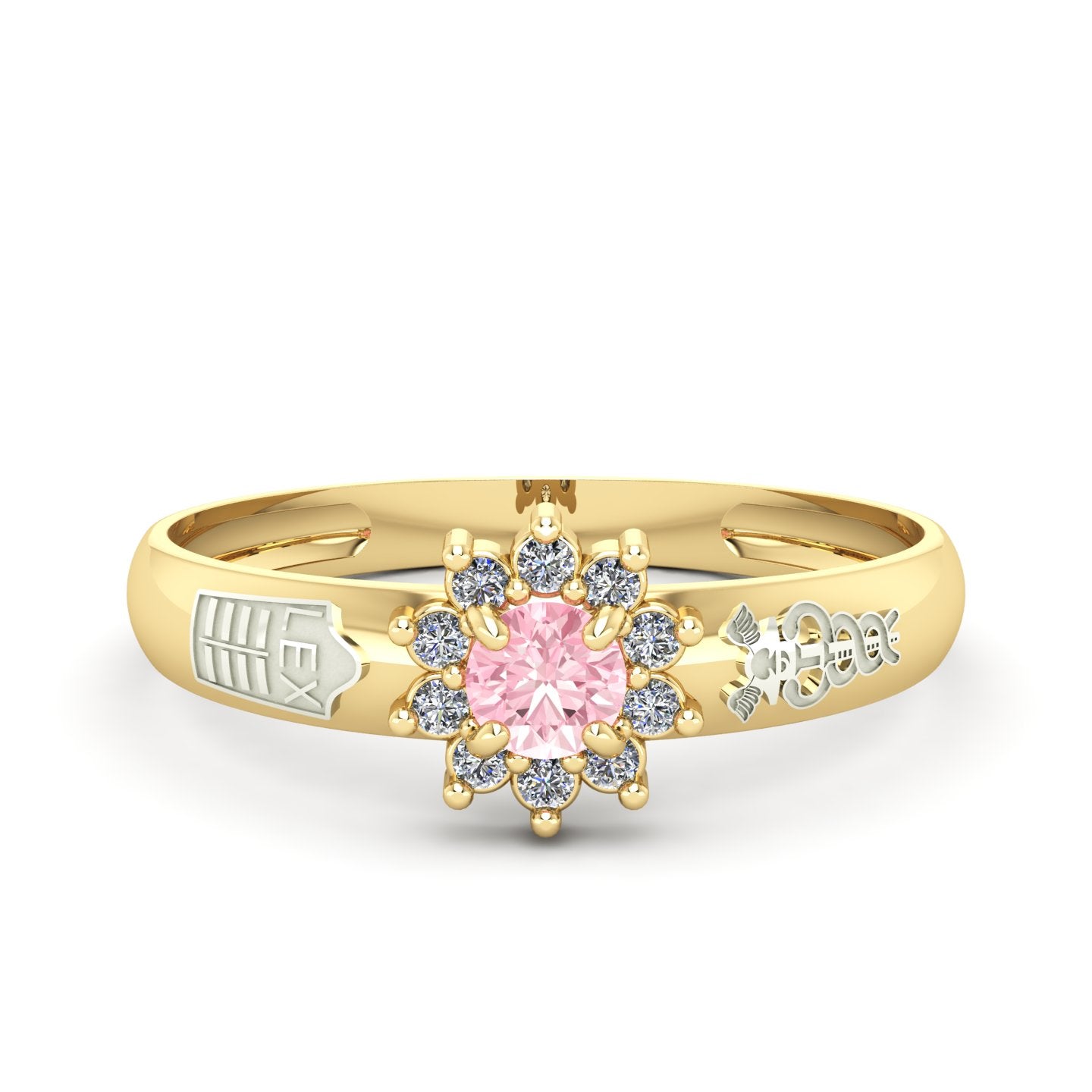 Anel de Formatura de Ciências Contábeis Evermore Ouro 18k