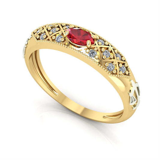 Anel de Formatura de Direito Classic Ouro 18k